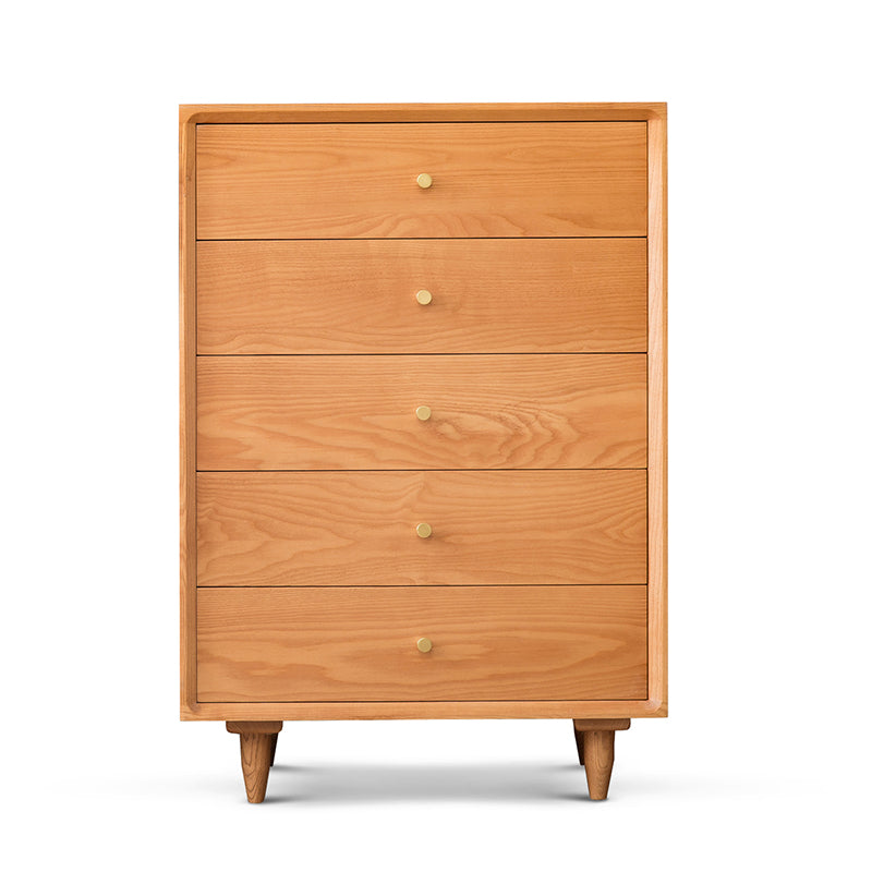 Modern Rectangle Cabinet Knobs Wood Side Cabinet with Drawer