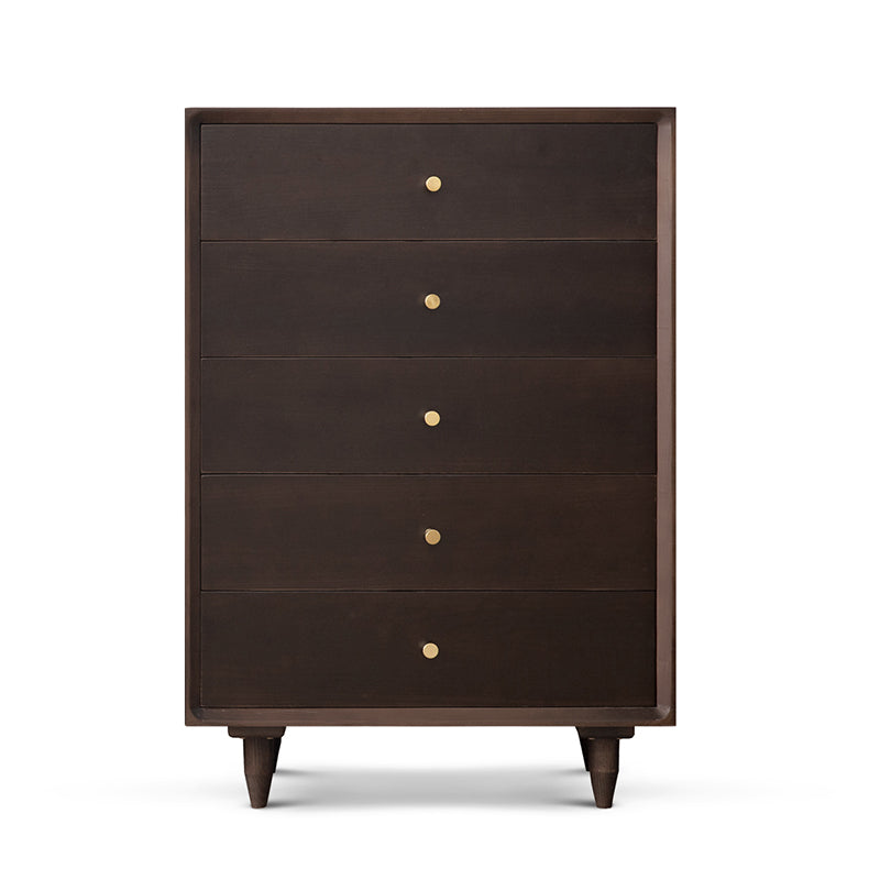 Modern Rectangle Cabinet Knobs Wood Side Cabinet with Drawer