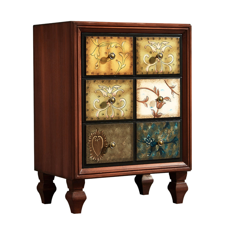 Mid-Century Rectangle Cabinet Standard Side Cabinet with Drawer