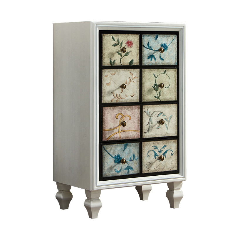 Mid-Century Rectangle Cabinet Standard Side Cabinet with Drawer