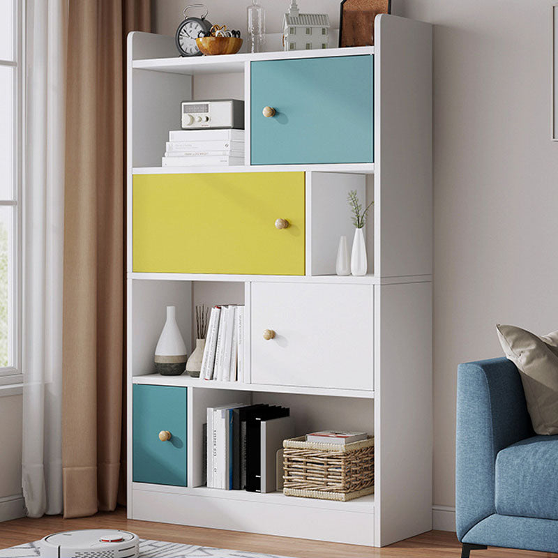 25" L X 9.5" W Engineered Wood Shelf Bookcase Standard Modern Vertical Book Shelf