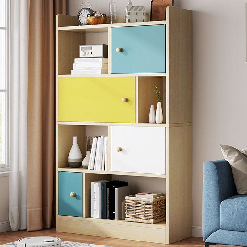 25" L X 9.5" W Engineered Wood Shelf Bookcase Standard Modern Vertical Book Shelf