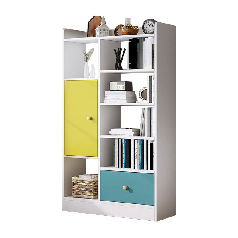 25" L X 9.5" W Engineered Wood Shelf Bookcase Standard Modern Vertical Book Shelf