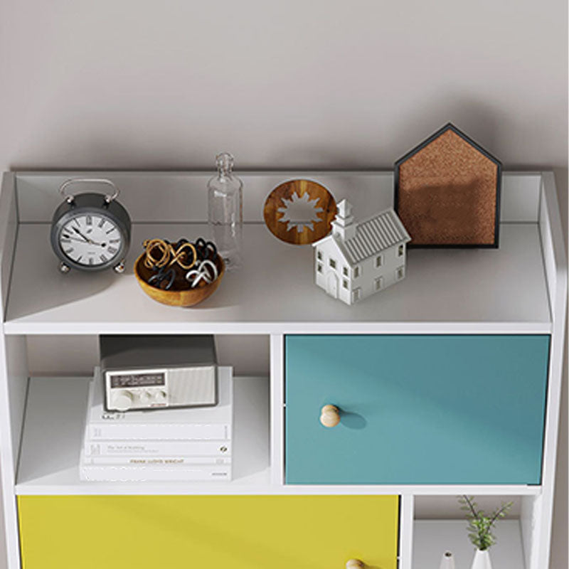 25" L X 9.5" W Engineered Wood Shelf Bookcase Standard Modern Vertical Book Shelf