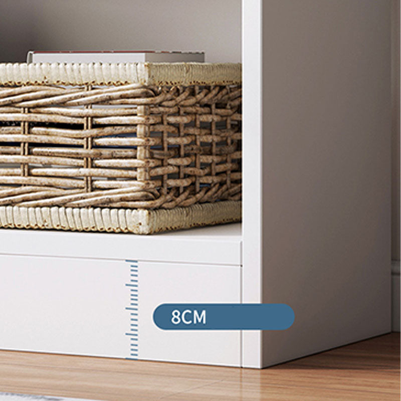 25" L X 9.5" W Engineered Wood Shelf Bookcase Standard Modern Vertical Book Shelf