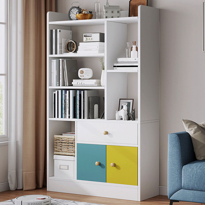 25" L X 9.5" W Engineered Wood Shelf Bookcase Standard Modern Vertical Book Shelf