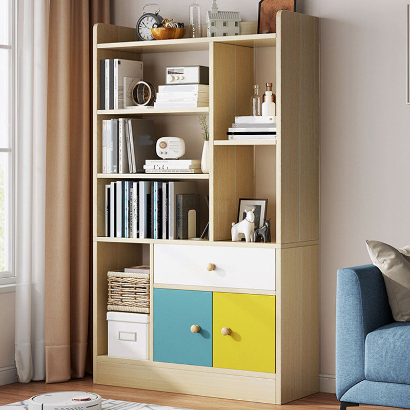 25" L X 9.5" W Engineered Wood Shelf Bookcase Standard Modern Vertical Book Shelf