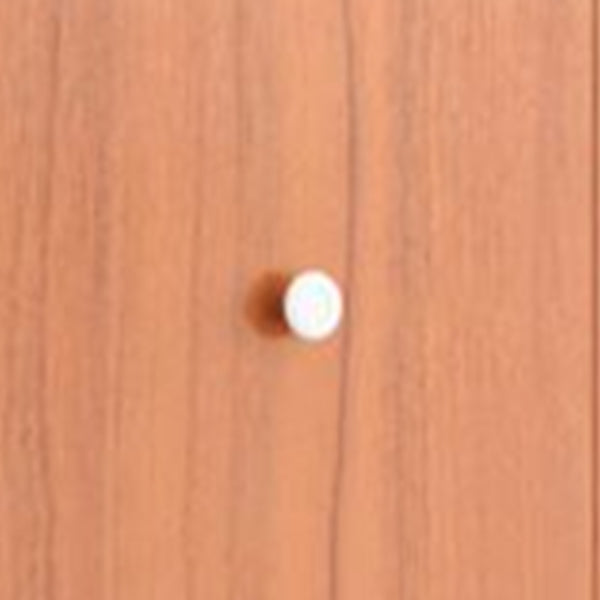 Floor Modern Book Shlef with Doors Closed Back 9.45" W Wooden Shelf for Living Room