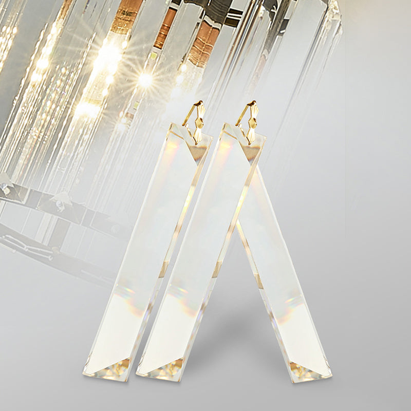 Crystal Geometric Flush Mount Light Modern Style 1 Light Flush Ceiling Light Fixtures