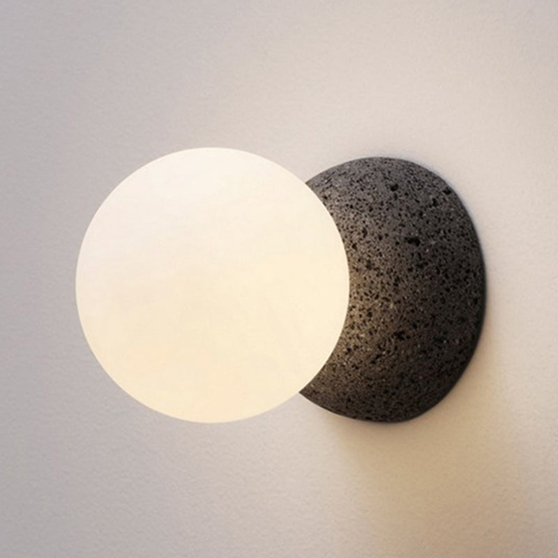 Modern Style Sphere Wall Light Sconces Glass 1 Light Wall Lighting Ideas