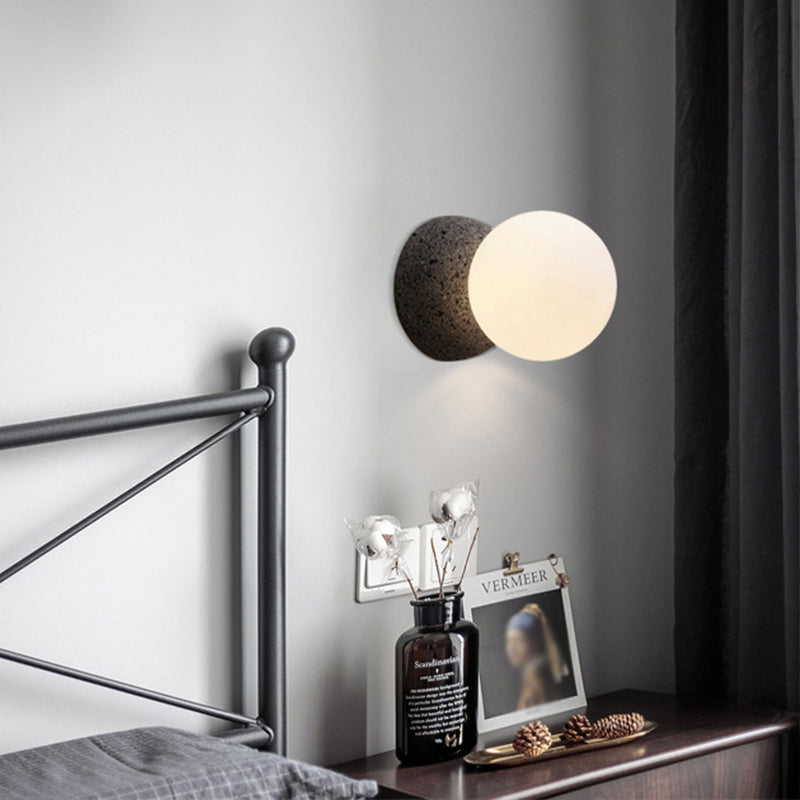 Modern Style Sphere Wall Light Sconces Glass 1 Light Wall Lighting Ideas