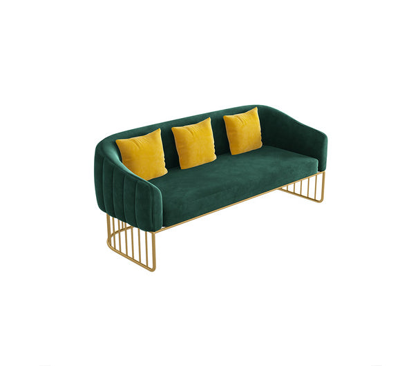 25.59" W x 29.52" H Velvet Tuxedo Arm Sofa Sofa with Tight Back