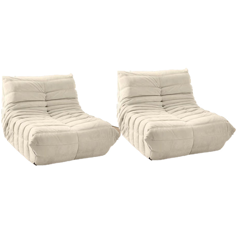 Nordic Armless Removable Slipcover Tight Back Lounge Accent Chair