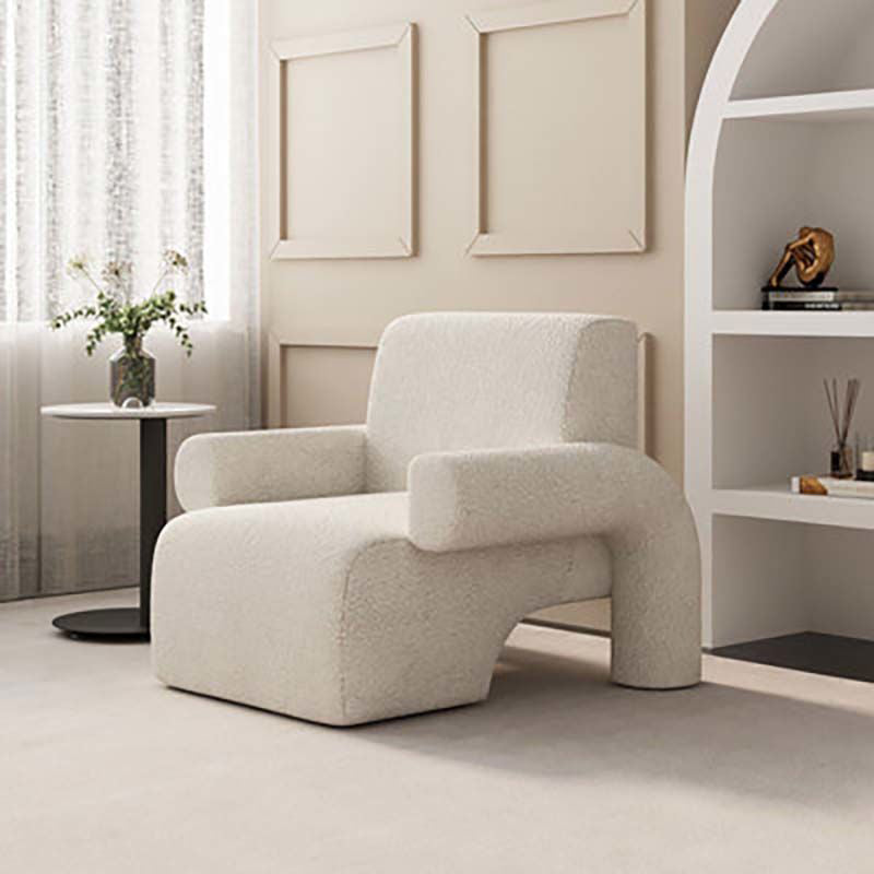 Nordic Arms Included Round Arms Tight Back Living Room Accent Armchair