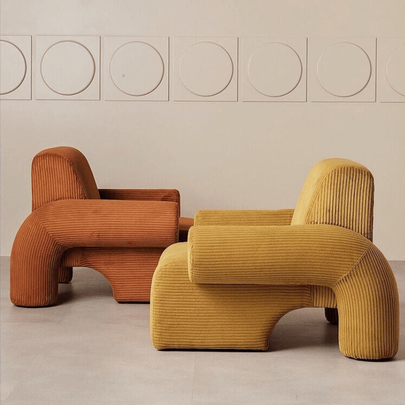 Nordic Arms Included Round Arms Tight Back Living Room Accent Armchair