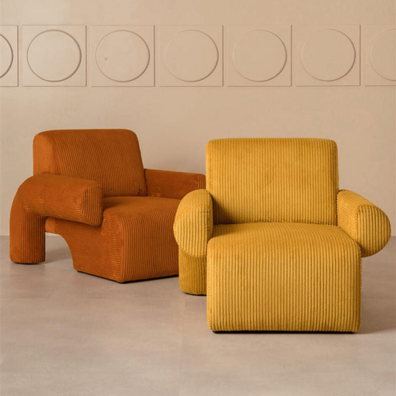 Nordic Arms Included Round Arms Tight Back Living Room Accent Armchair