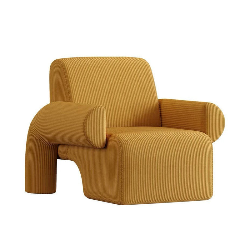 Nordic Arms Included Round Arms Tight Back Living Room Accent Armchair