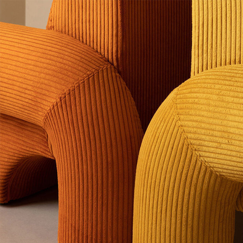 Nordic Arms Included Round Arms Tight Back Living Room Accent Armchair