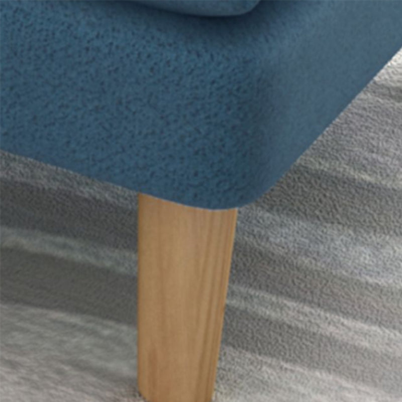 Contemporary Arms Included Basic Four Leg Biscuit Back Accent Room Chair