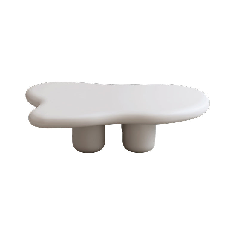 Scandinavian Free Form Coffee Table 3 Legs Wooden Cocktail Table for Living Room