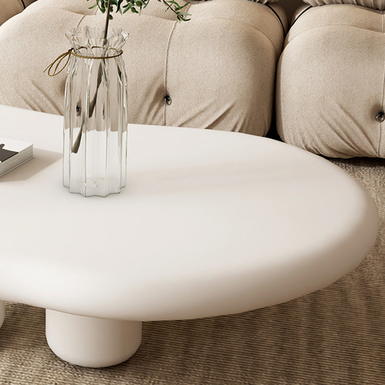 Scandinavian 3 Legs Coffee Table Free form Wooden Coffee Table for Home
