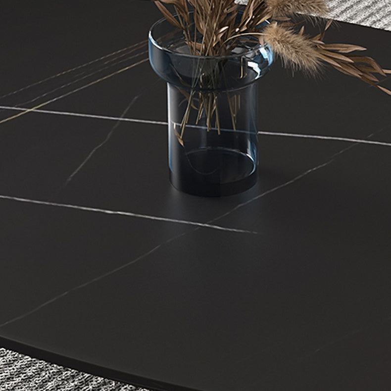 Glam Slate Coffee Cocktail Table 4 Legs Cocktail Table for Living Room