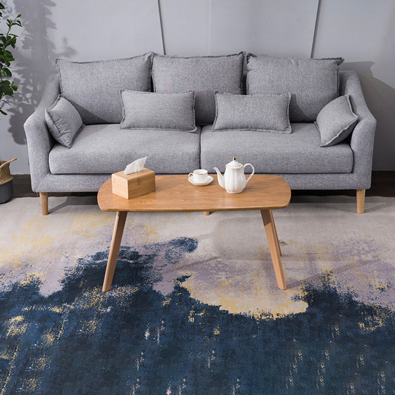 17.72" Tall Contemporary Style Coffee Cocktail Table 4 Legs Solid Wood Coffee Table