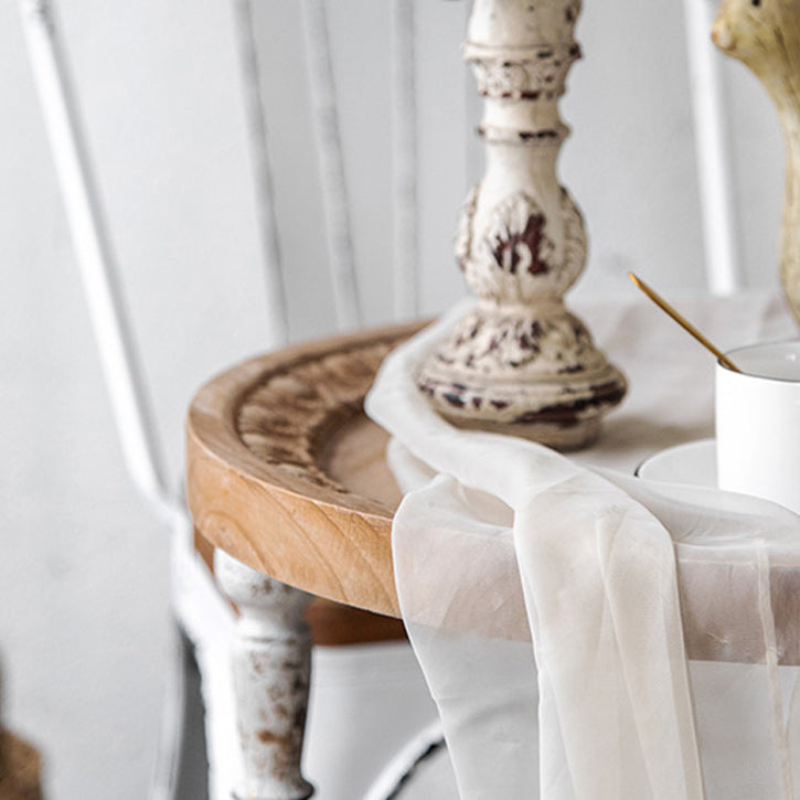 French Country Distressed Cocktail Table Wooden Coffee Cocktail Table for Home