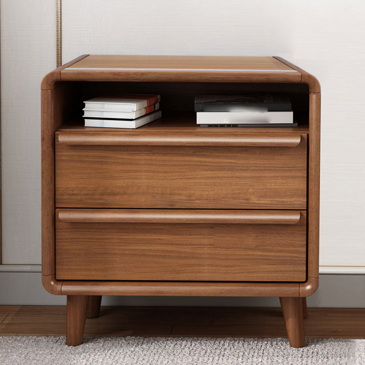 Modern Rectangular Cabinet Wood Minimalist Side Cabinet with Drawer