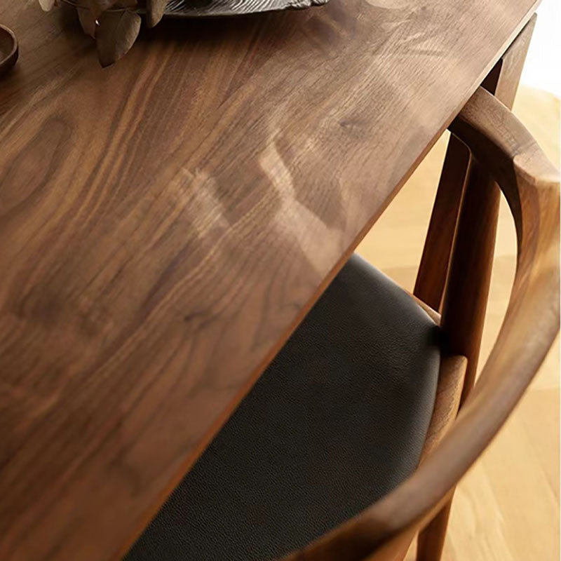 Simplicity Style Dining Room Table Brown Table for Home Kitchen