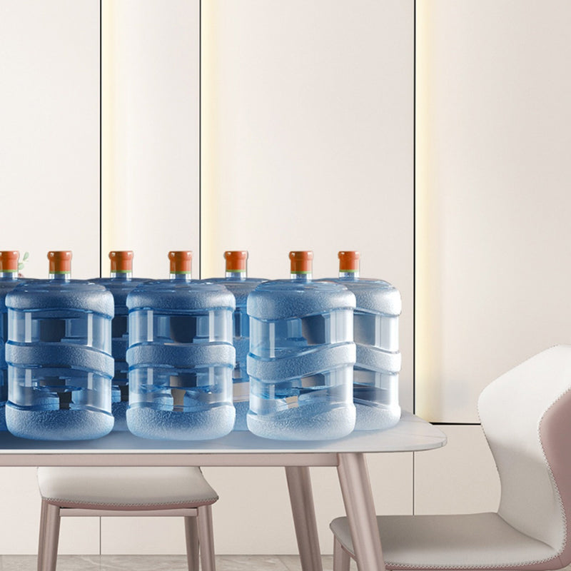 Purple 4-foot Metal Table Modern Stone Top Rectangle Fixed Table