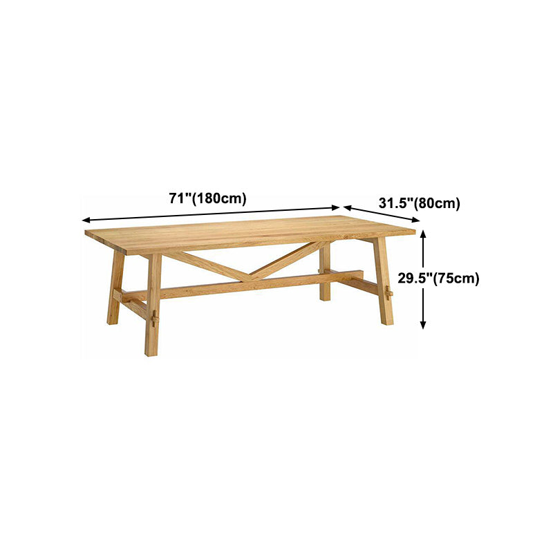 Simplicity Style Dining Table Solid Wood Table for Home and Kitchen