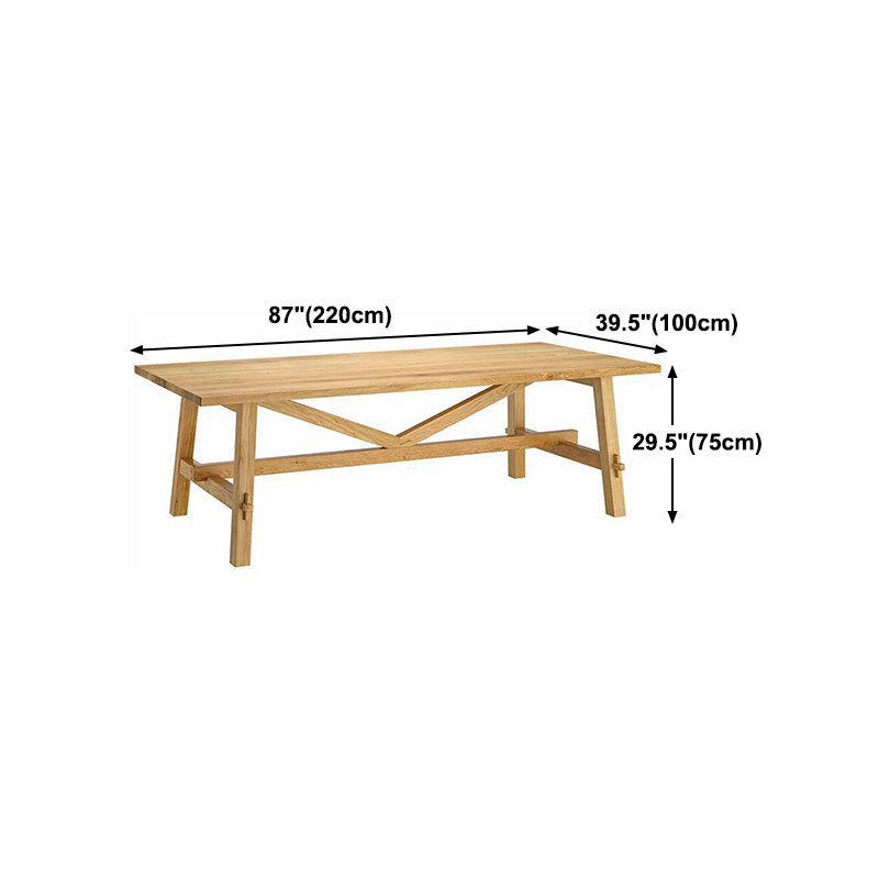 Simplicity Style Dining Table Solid Wood Table for Home and Kitchen