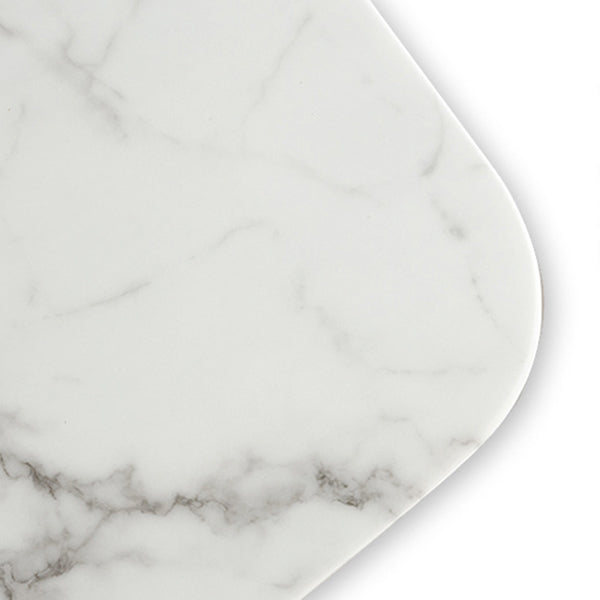 Stone Top Table Rectangle Dining Table for Home Kitchen Dinner