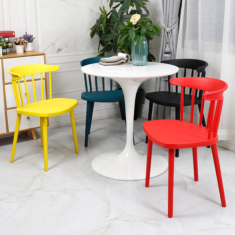 Contemporary Dining Room Chair Plastic Side Chair for Home Use