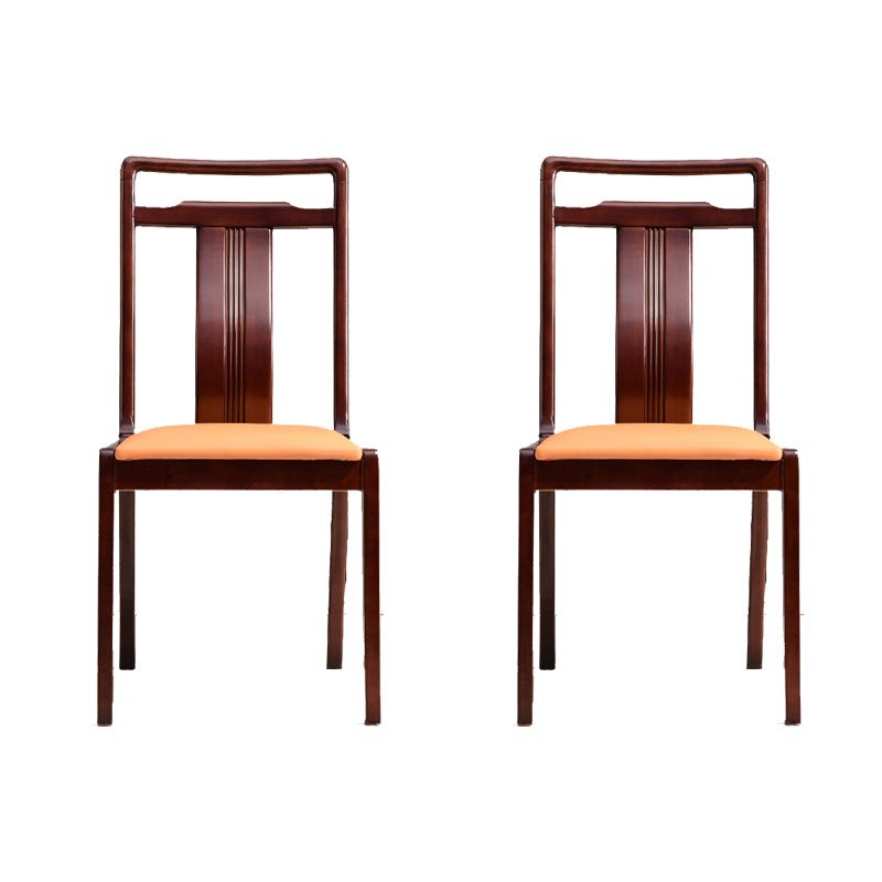 Solid Wood Traditional Dining Chair Matte Finish Side Chair for Home