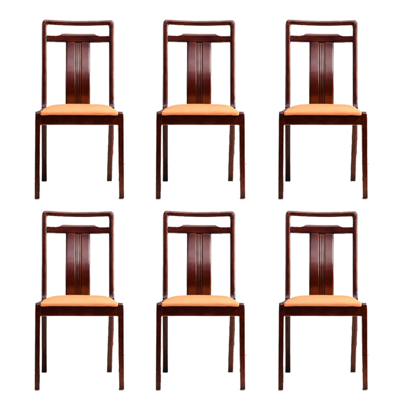 Solid Wood Traditional Dining Chair Matte Finish Side Chair for Home