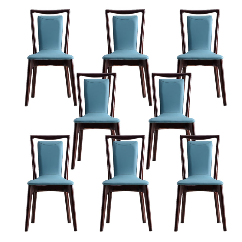 Solid Wood Traditional Dining Chair Matte Finish Side Chair for Home