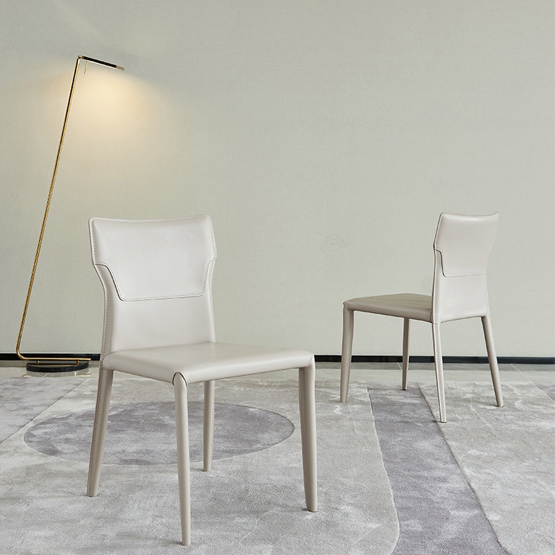 Contemporary Armless Dining Chairs Upholstered Chair for Home