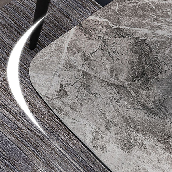 Rectangle Dining Room Table Industrial Kitchen Desk with 4 Legs