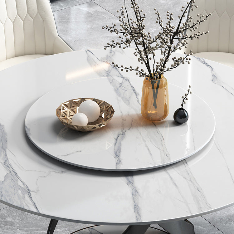 Sintered Stone Top Table Round Dining Table for Home Kitchen Dinner Furniture