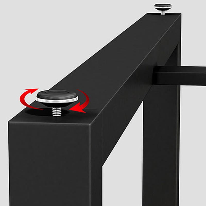 Rectangle Table Industrial Solid Wood Top Dining Table with Metal Base