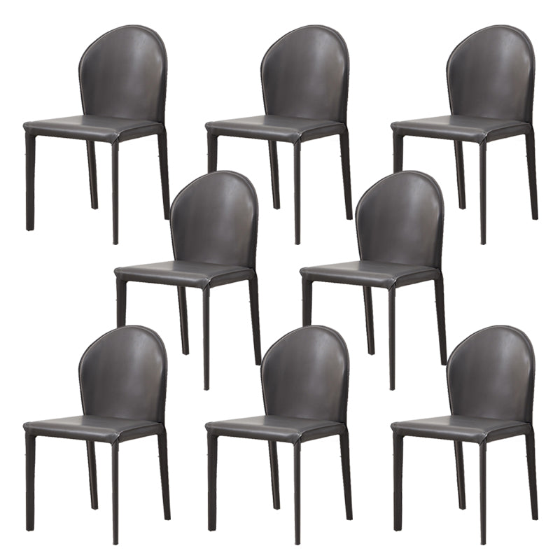 Contemporary Kitchen Dining Side Chair Matte Finish Dining Chair