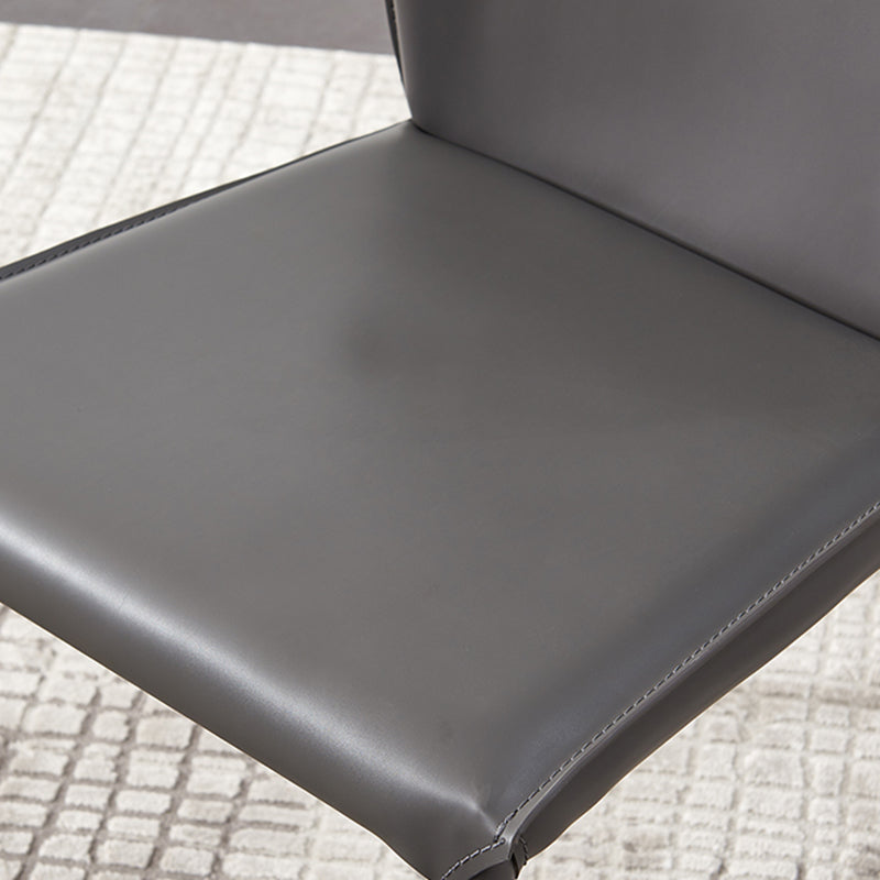 Contemporary Kitchen Dining Side Chair Matte Finish Dining Chair