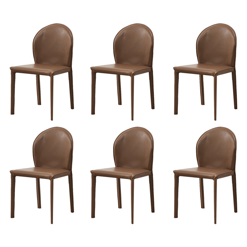 Contemporary Kitchen Dining Side Chair Matte Finish Dining Chair