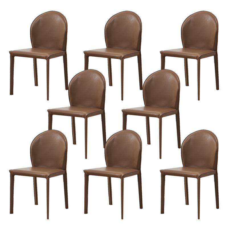 Contemporary Kitchen Dining Side Chair Matte Finish Dining Chair