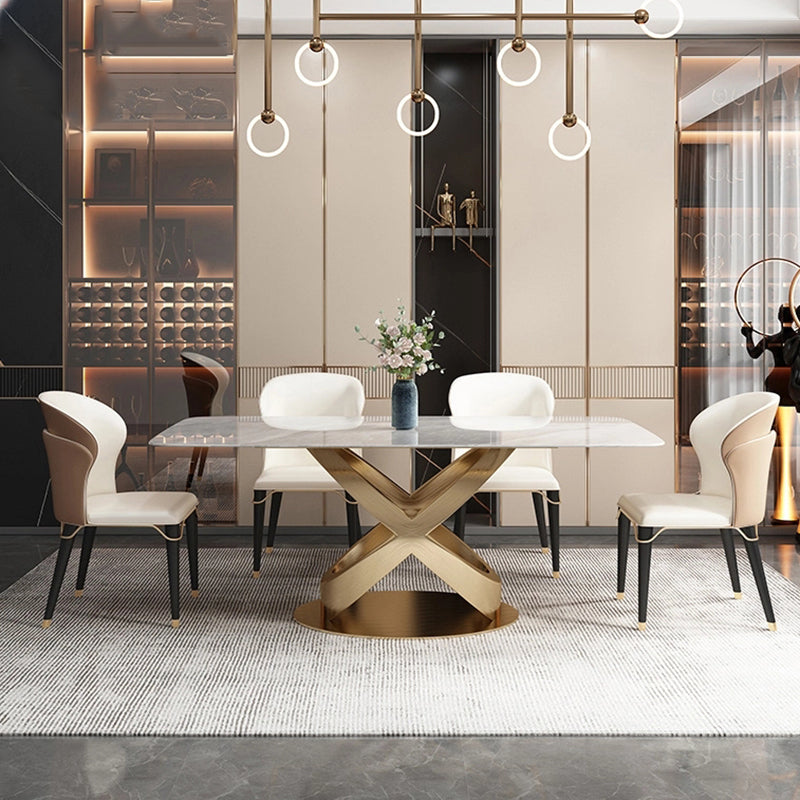 Contemporary Oak Wood Wingback Chair Matte Finish Faux Leather Chair with Black Legs