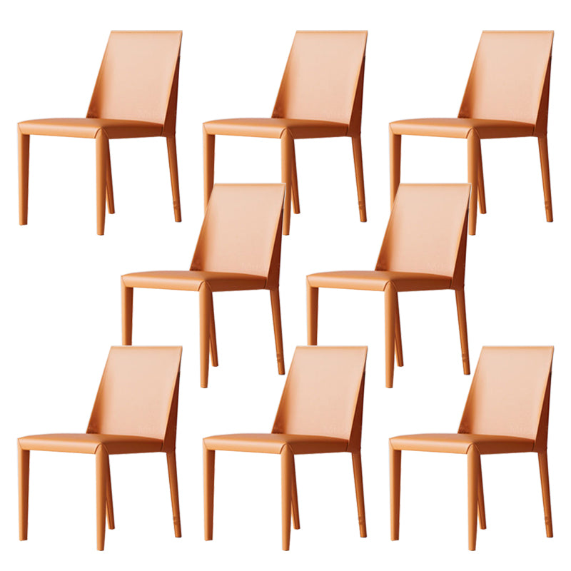 Matte Finish Dining Chair for Home Metal Modern Indoor Side Chair