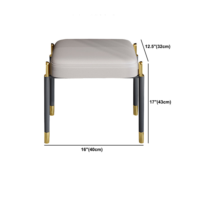 30" High Vanity Set with Stool 1-Drawer Stone Makeup Dressing Table