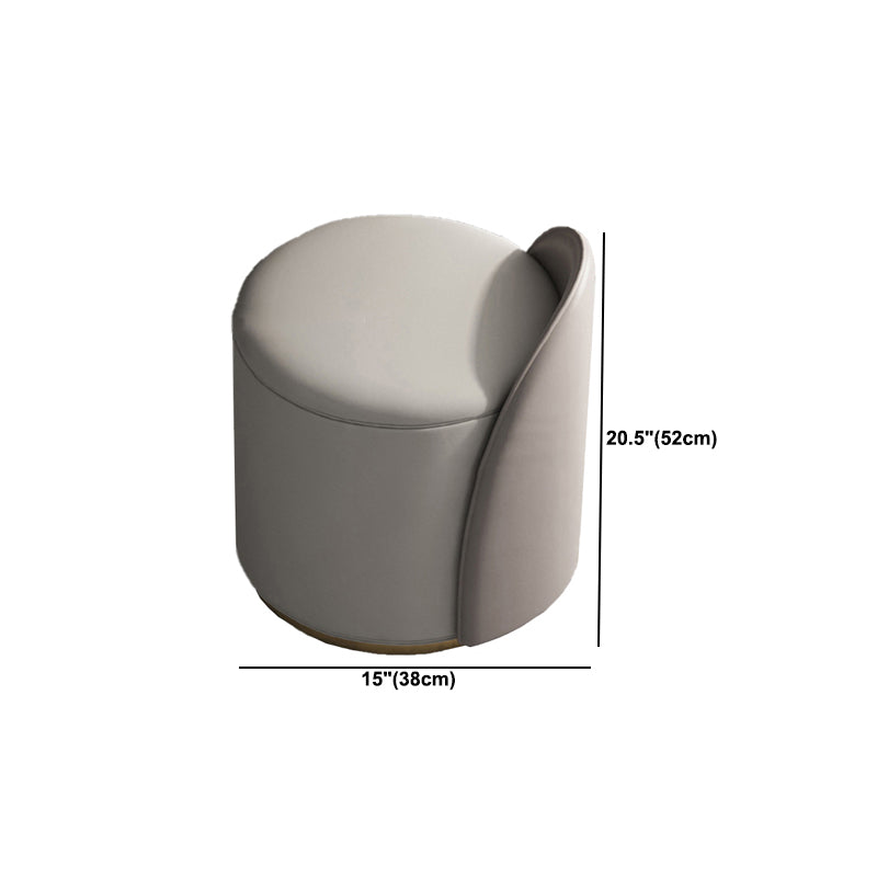 39.37" Wide Vanity Set with Stool Stone Top Makeup Vanity Table in White